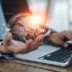 Digital,Marketing,And,Social,Media,Concept.,Hand,Hold,Virtual,Digital